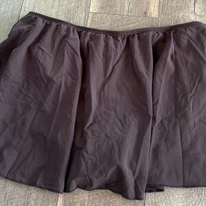 New Shore Shapes Womens Swim Bathing Skirt Brown Size 20